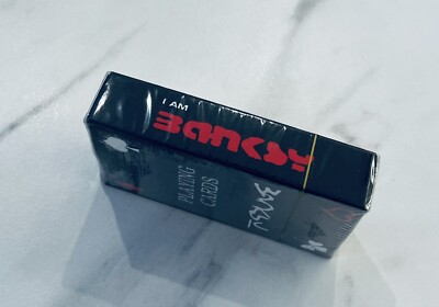 Banksy Playing Cards New Sealed Made of Plastic Banksy Exhibition