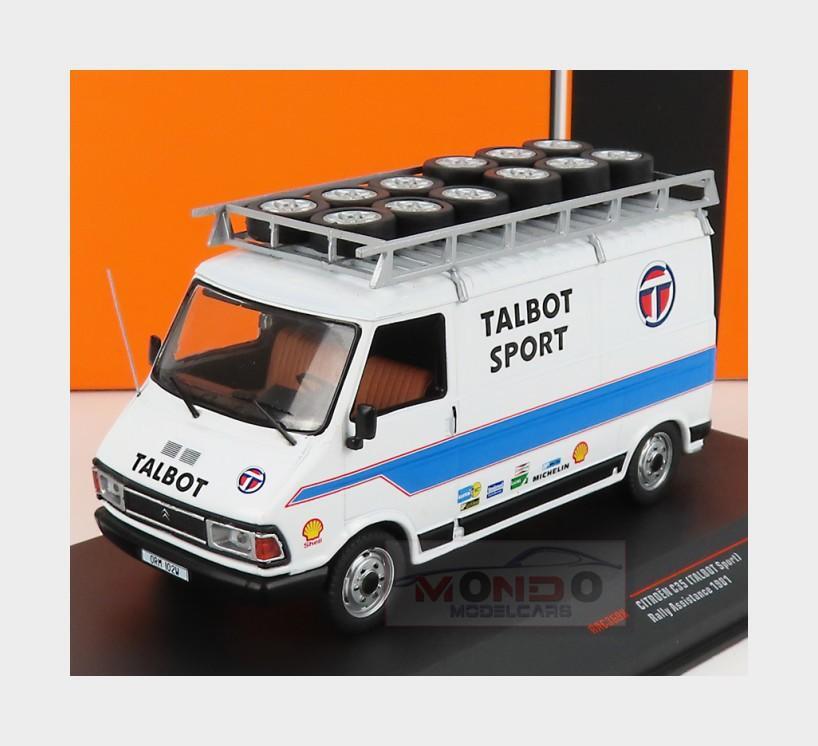 Miniature IXO 1/43 - Citroën C35 Talbot Sport Assistance 1981 - RAC369X Neuve