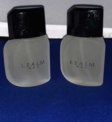 2 REALM MENS COLOGNE SPRAYS~2 Bottles 1oz ea.~GENUINE~RARE~BRAND NEW~BEST PRICE