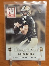 2015 Donruss Elite Insert Passing the Torch #3 Drew Brees/Garrett Grayson Saints