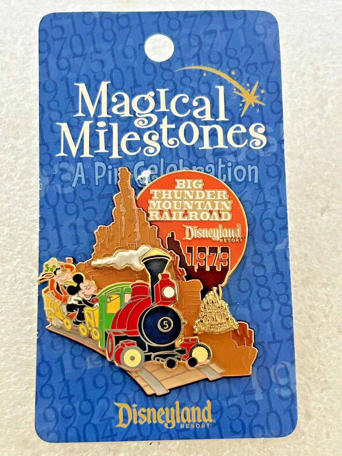 Disney pins PP39262 Magical Milestones - 1979 - Opening of Big Thunder Mountain