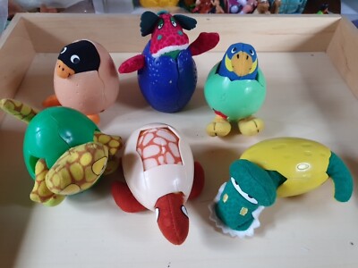 McDonald's Happy Meal Spielzeug - Bruteier - 1998 - 6er Set (B)