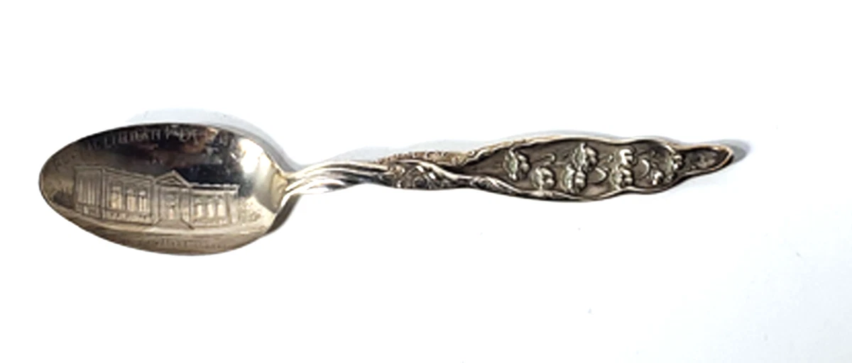 Lily of the Valley Antique US Sterling Silver Souvenir Spoons for