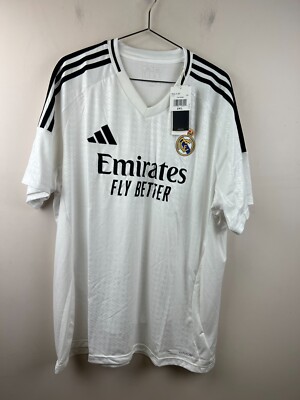 Real Madrid ユニフォーム ２XL Real Madrid Home Jersey 2024/25 Adidas Men's 2XL White NWT Soccer