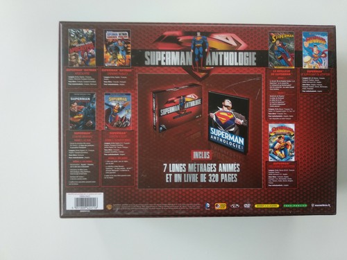 2x coffrets DVD BATMAN & Superman ANTHOLOGIE 12 longs métrages animés + comics - Afbeelding 12 van 12