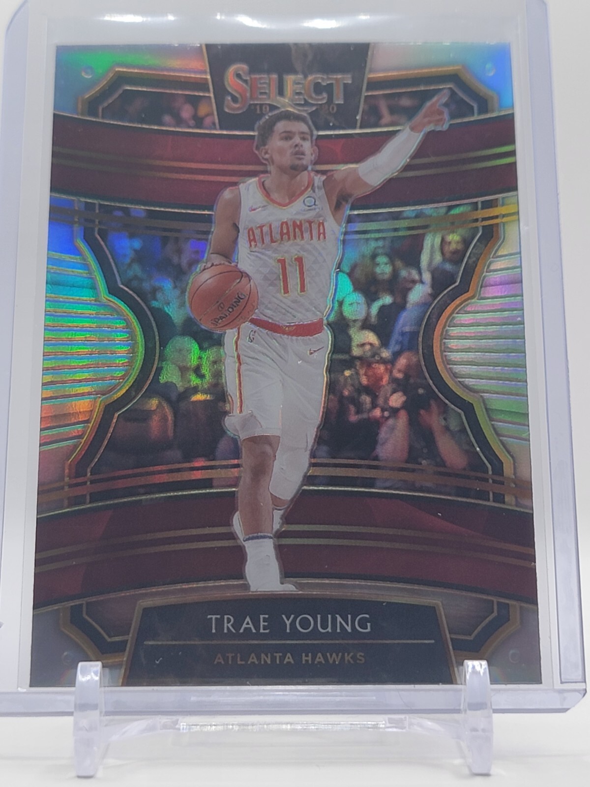 2019-2020 Select Trae Young #33 Concourse SILVER HOLO Atlanta Hawks NBA
