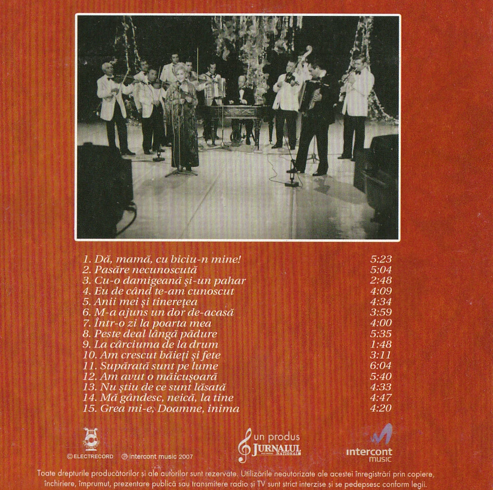 Romania CD Music GABI LUNCA Gipsy Queen Songs Best Of Collection - Image 2 of 2