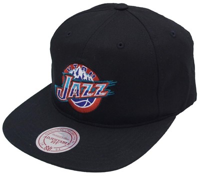 utah jazz mitchell and ness snapback