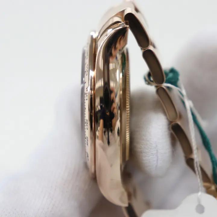 Scrambled Mint Rolex 116505 Cosmograph Daytona 18K Rose Gold Black