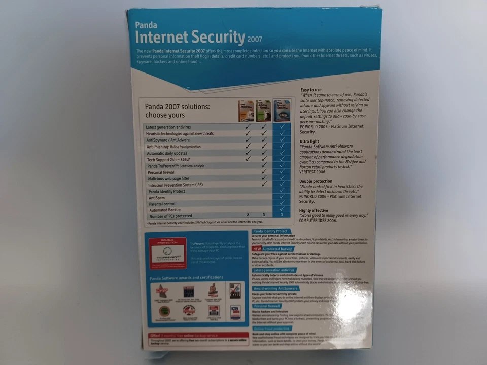 Panda Internet Security 2007 B12P07MBC - Image 3 of 4