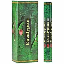 HEM Hex 20 Stick Incense Pack - Eucalyptus