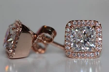 AUTHENTIC NEW PANDORA ROSE™ TIMELESS ELEGANCE EARRINGS 280591CZ w/ pouch