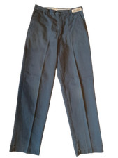 ARAMARK WORK PANTS; 30 x 32, Navy Blue