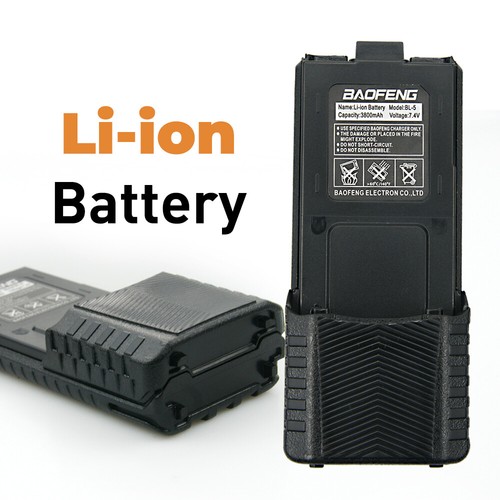 Original Baofeng BL-5 3800mAh Extended Battery for UV-5R 5RA 5RB 5RE 5RE+ F8HP - Afbeelding 1 van 12