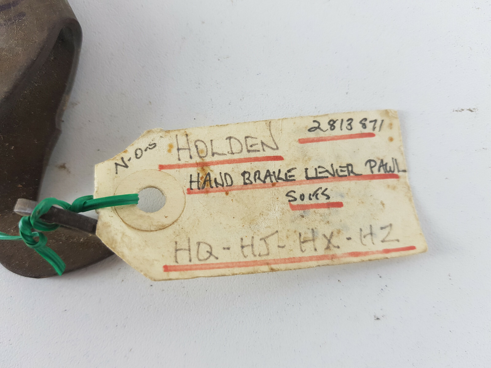 HQ HJ HX HZ Holden hand brake lever pawl assembly nos genuine x eBay