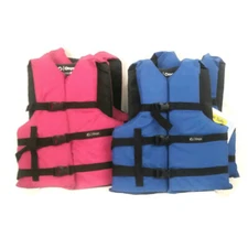 Onyx Flotation Aid Ski Vest (Lot of 4) Adult Universal 30"-52" Chest Red & Blue