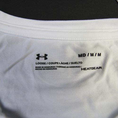UCLA Bruins Under Armour HeatGear Short Sleeve Shirt Men's White New - Picture 3 of 3