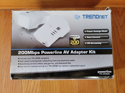 TRENDnet TPL-303E - 200bps Powerline AV Adapter