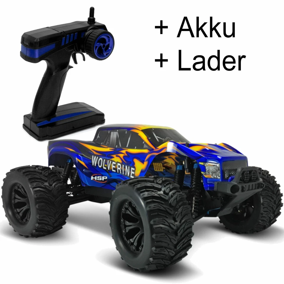 Monster Truck 1/10 Wolverine Mega 4WD RTR + Akku + Ladegerät  HSP  RT94701 - Bild 2 von 4