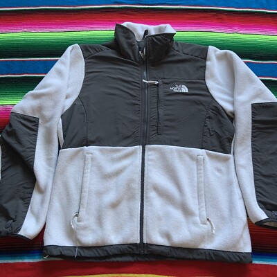 The North Face Womens Denali Style Fleece Jacket White Size Medium