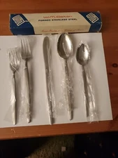 Vintage W.M. Dalton Windrim Forged Stainless Steel Dinner Set NEW!