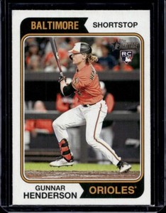 2023 Topps Heritage Gunnar Henderson RC Baltimore Orioles #64