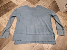 Womens Blue Sweatshirt Size Medium