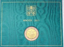 2013 Vatican 2 Euro Coin Rio De Janiero Christ the Redeemer