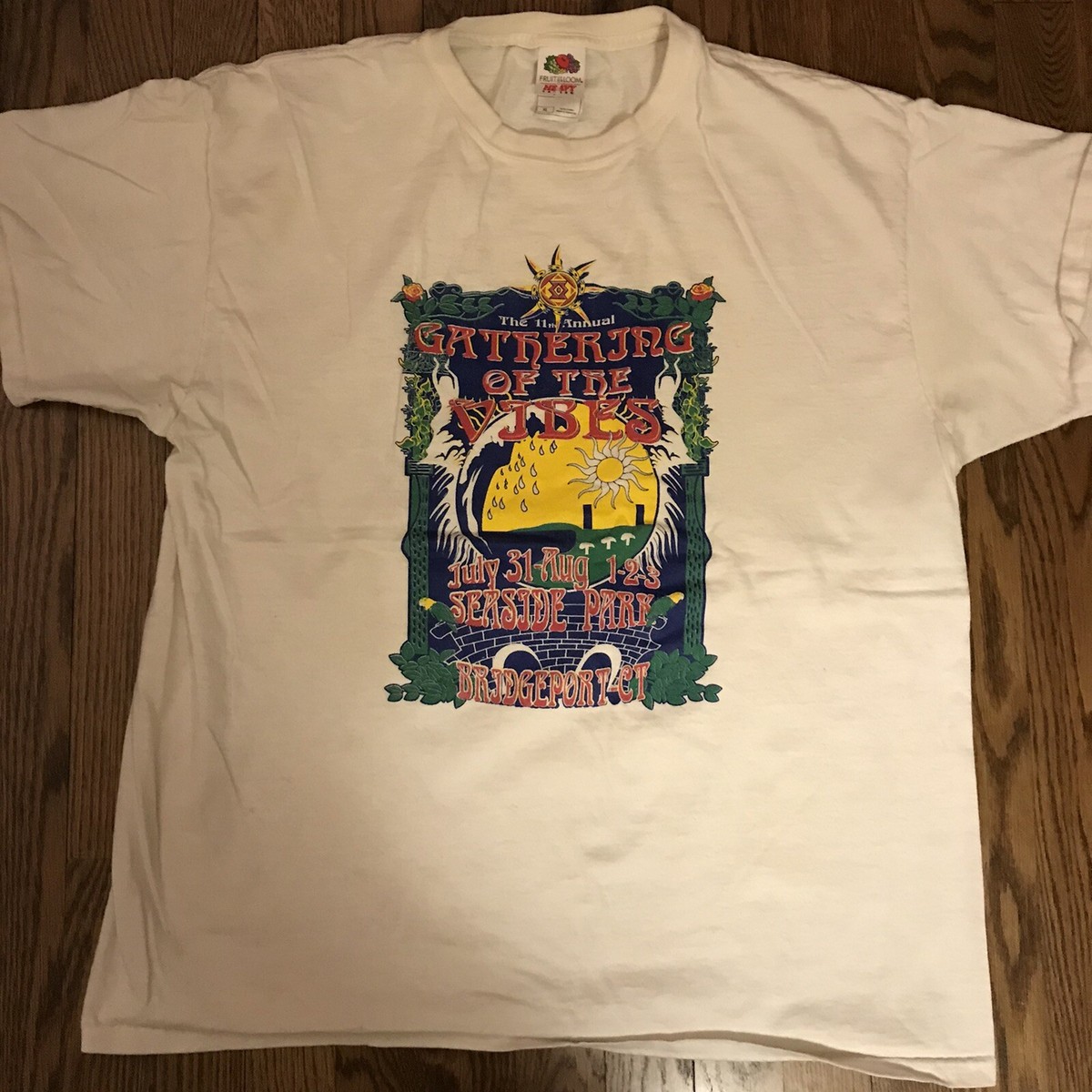 Vintage 00s Gathering Of The Vibes 2008 Grateful Dead Tee