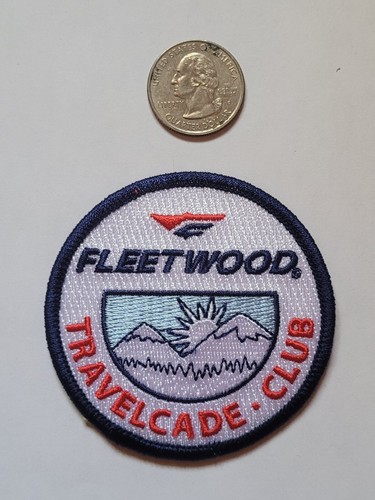 Fleetwood Travelcade Club Patch Camper da Viaggio Vintage Nuovo Vecchio Stock Spedizione Gratuita - Foto 2 di 4
