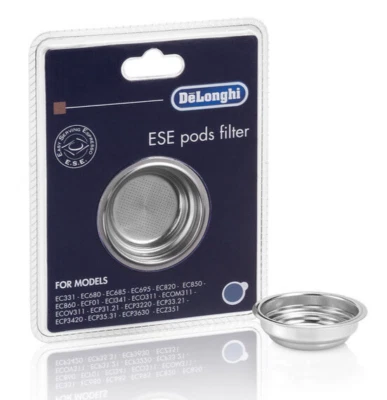 DE LONGHI Filtro Cialde per Macchina da Caffè SCULTURA ECZ351 EC820 EC680 DEDICA