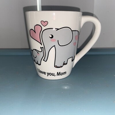Mother s Day , B-Day   I Love You, Mom  Coffee Mug  Brazil Made 