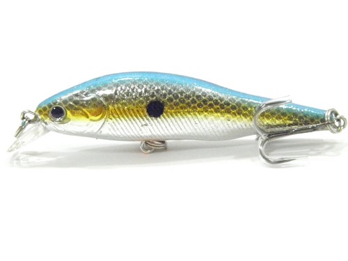 Señuelo de pesca Jerkbai con señuelo 3 1/3 pulgadas Minnow aguas poco profundas para pesca de lubina M597 - Imagen 37 de 151