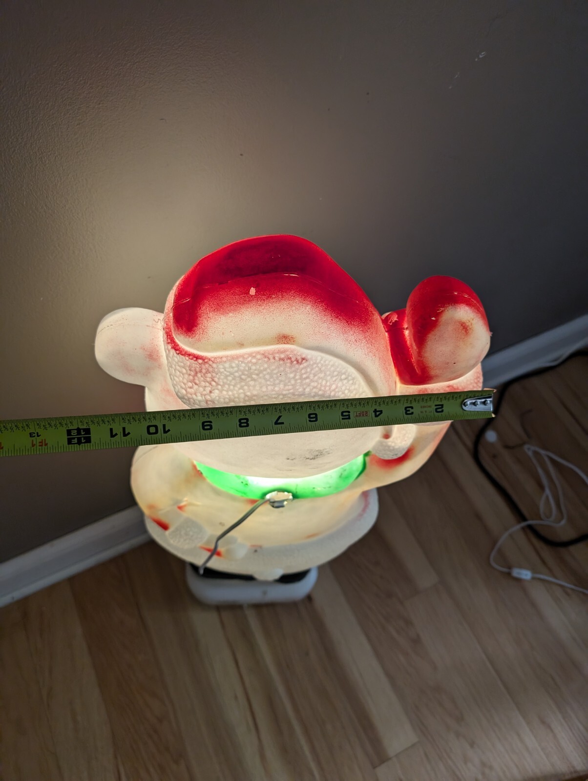 Vintage 33" Santa Bear Blow Mold Don Featherstone Christmas Union Read