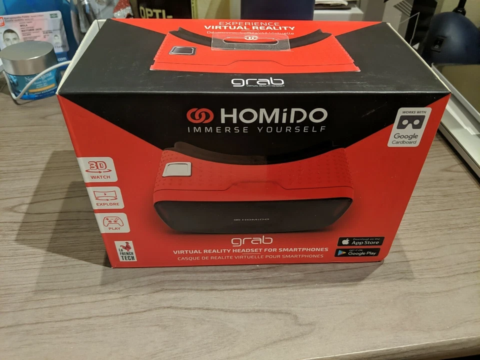 HOMiDO Grab Virtual Reality Headset For Smartphones Works With Google Cardboard - Image 2 of 4