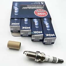 4PCS NGK Iridium Spark Plugs BKR5EIX-11 5464 For Toyota Mitsubishi Mazda HYUNDAI
