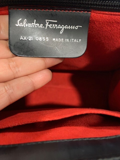 Salvatore Ferragamo Vintage Gancini Top Handle Handbag