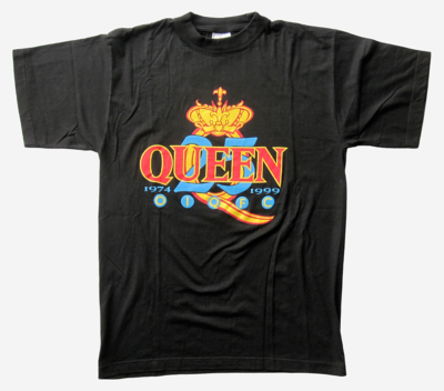 CLAN QUEEN UNIFORM SHIRT ユニフォームシャツ Queen Official Vintage (1974-1999) 25th Anniversary Fan Club T
