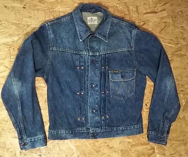 90s Wrangler 11mj prototype Western jacket. 50s reprint. vintage trucker  jacket