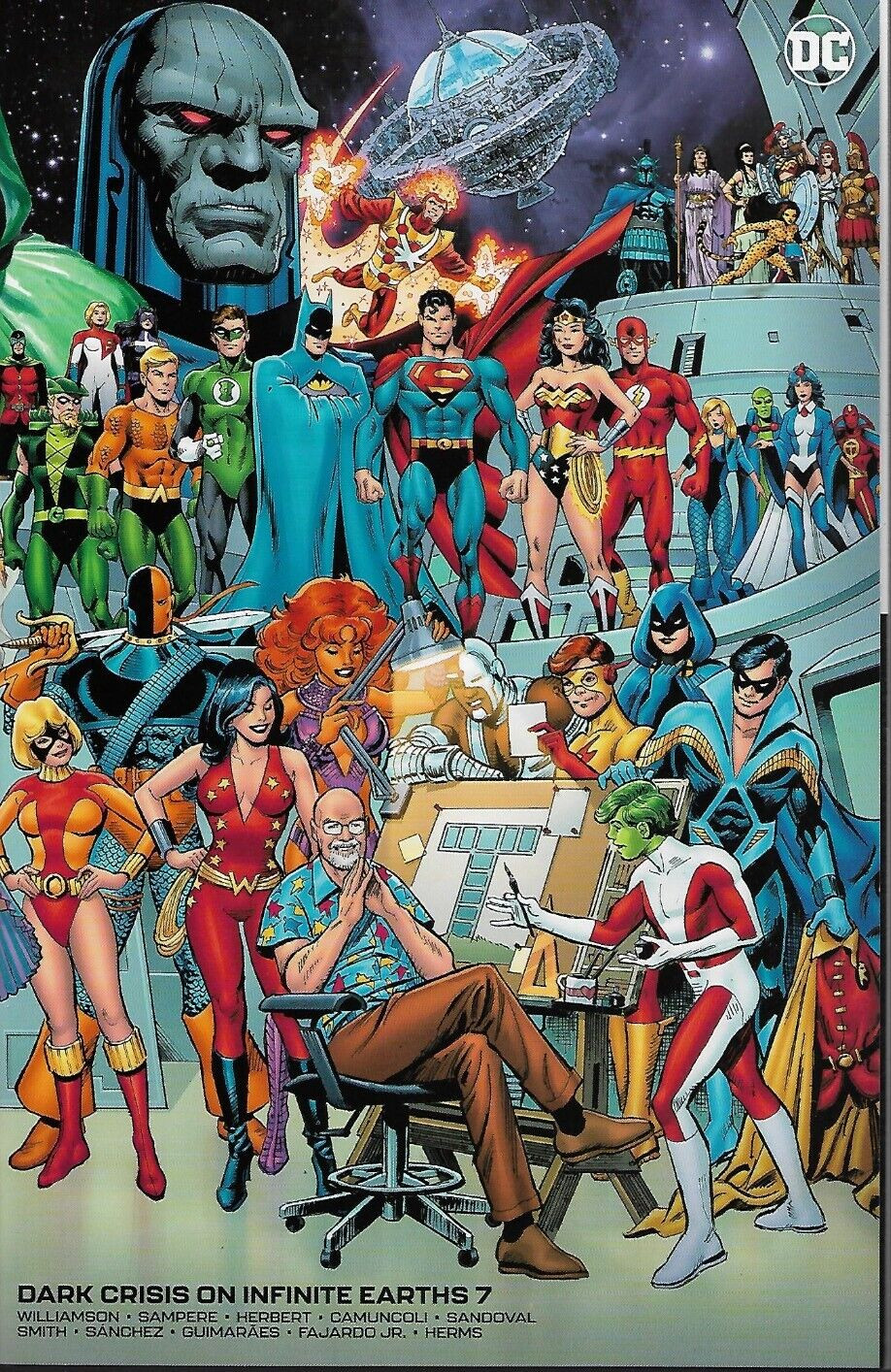 DARK CRISIS ON INFINITE EARTHS (2022) #7 - Perez Tribute Variant - New Bagged