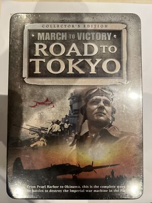 Road to Tokyo - March to Victory (DVD, 2008, 5-Disc Set, Collectors Tin...