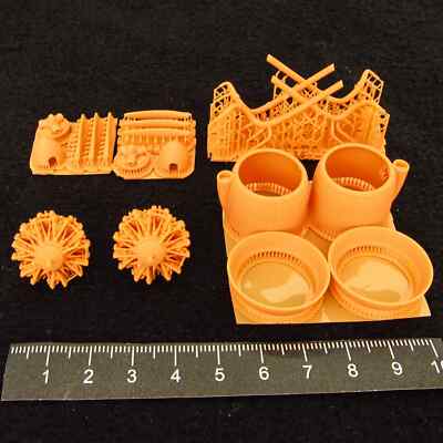 Gotha Go 244B. Cowlings, Propeller & Engines 1:48 (for ICM Model Kit Aircraft)