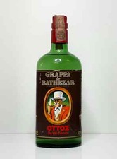 Rara bottiglia di Grappa de Bathezar Ottoz - anni 70'- da collezione