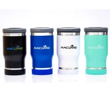 Landzie Macland Thermos Can Cooler Insulated Cup - 1 Set of 4 Cups