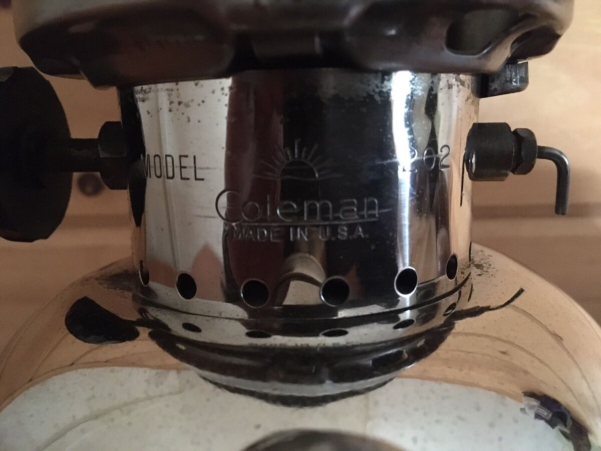Rare Vintage Coleman Model 202 (Professional) Single Mantel Rare Vintage Coleman Model 202 (Professional) Single Mantel