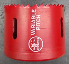 MK Morse AV41 2-9/16" or 65mm Hole Saw Bi-Metal Variable Pitch NOS USA