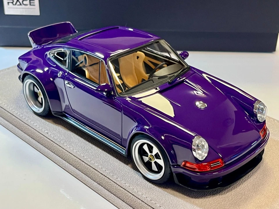 1:18 POP RACE PORSCHE 911  (964) SINGER  DLS PURPLULE