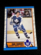 1989-90 O-Pee-Chee Hockey #277 Dan Daoust - Maple Leafs (A)
