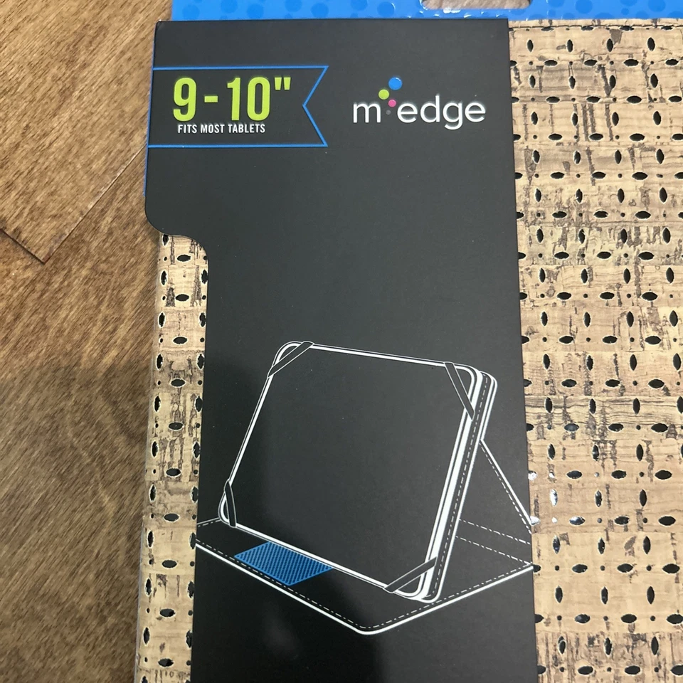 M-Edge Universal XL Stealth Tablet Case Fits 9-10" Tablets Tan Cork Black NEW - Image 3 of 4