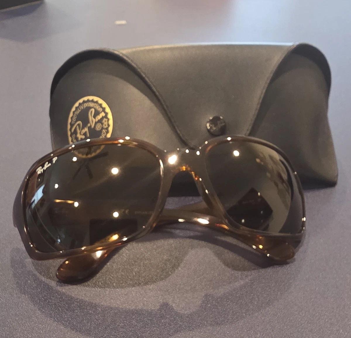 Ray-Ban Brown Wrap Sunglasses for Women for sale | eBay